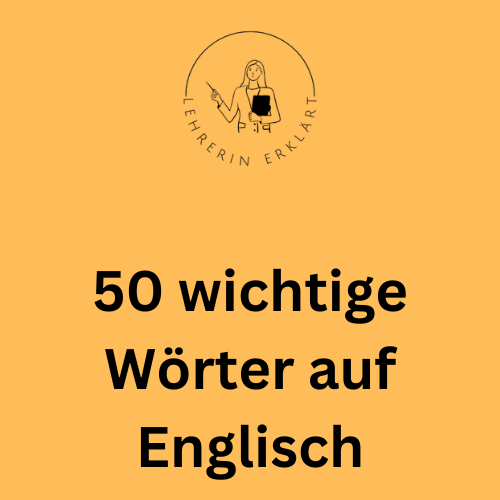 50 wichtige Wörter auf Englisch
